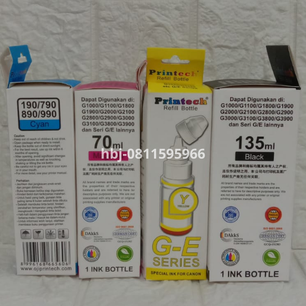 Tinta Canon G-E Series 135ml Black